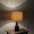 Mid-Century Modern 1960s Large Burgundy Ceramic Lamp by Jane and Gordon Martz for Marshall Studios For Sale - Image 3 of 10