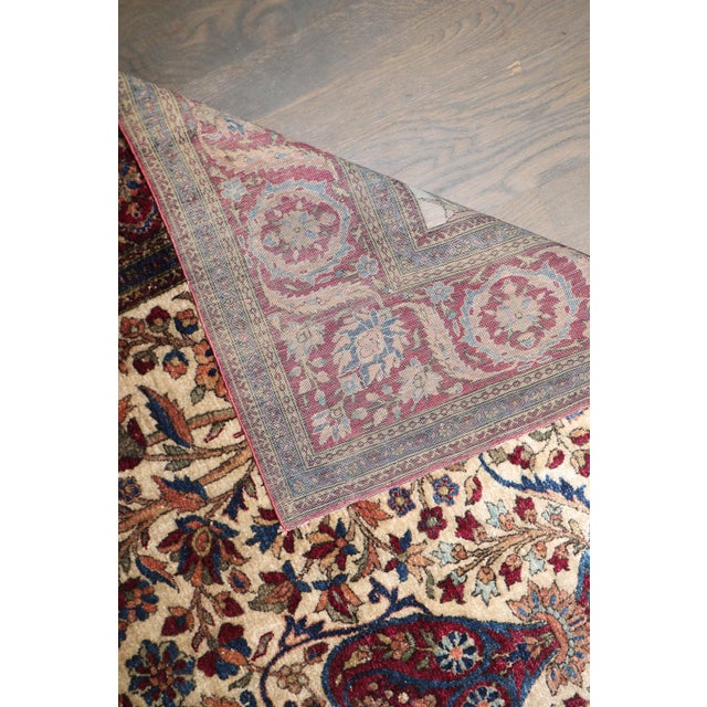 Silk Kashan Prayer Rug no. 10953 For Sale - Image 4 of 9