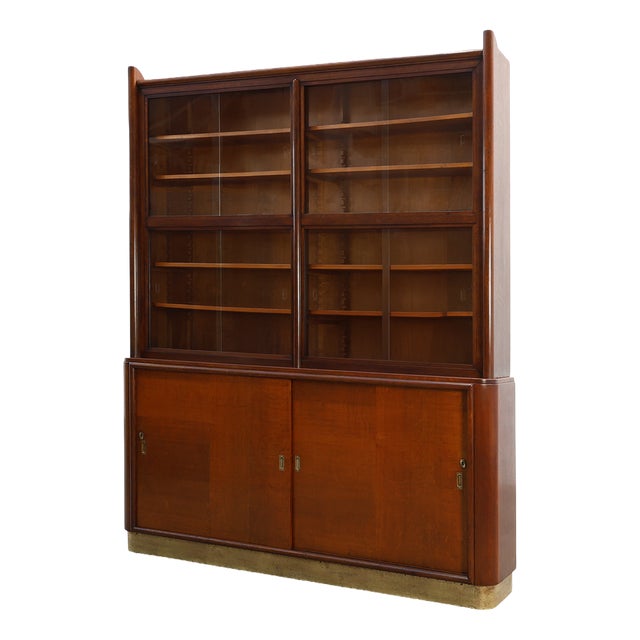Large Art Deco Apothecary Cabinet attributed to De Coene, Belgium, 1920s For Sale