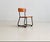 Wood Vintage Children's Chair with Tubular Steel Frame, 1950s For Sale - Image 7 of 15