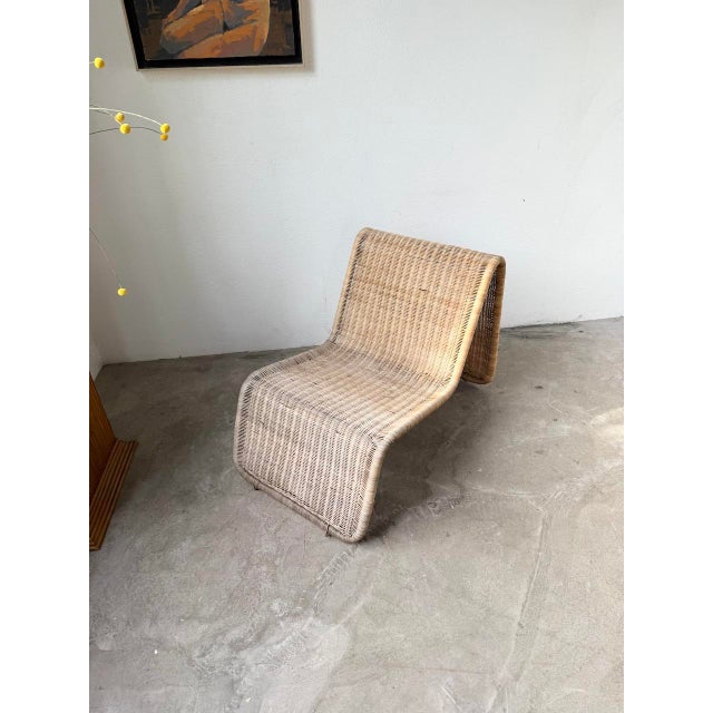 Hestra Woven Wicker Armchair attributed to Ikea 1982, 1980s For Sale - Image 6 of 18