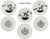 Mid 20th Century Lynn Bogue Hunt "Game Bird" Porcelain Plates, Service for 6 For Sale In Los Angeles - Image 6 of 6