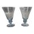 1930s Gulli Ingrid Blue Water Goblets- Set of 2 For Sale