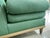 Custom Carved Oak & Green Linen Sofa by Steven Gambrel For Sale - Image 13 of 18