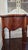 Vintage French-Style Floral Marquetry Nightstands With Turned Legs — A Pair For Sale - Image 12 of 18
