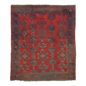 Antique Turkish Oushak Rug - 11'07 X 13'07