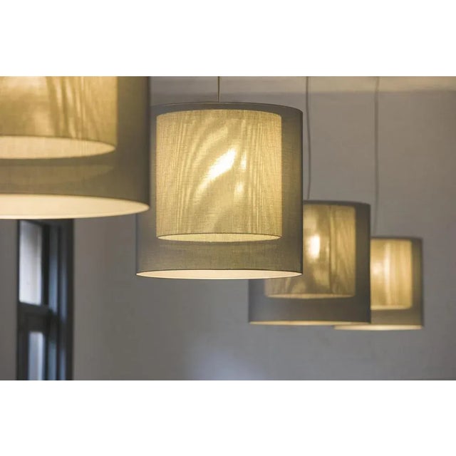 Not Yet Made - Made To Order Red and White Moaré XL Pendant Lamp by Antoni Arola For Sale - Image 5 of 10