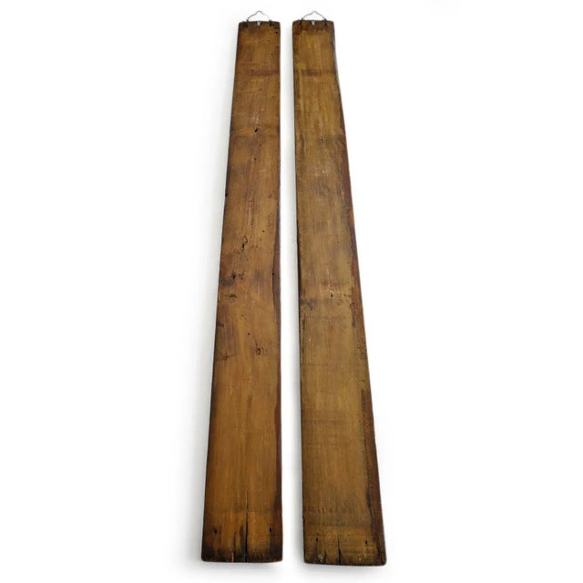Chinese Pair of Antique Chinese Sign Panels For Sale - Image 3 of 9