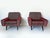 Armchairs in Geometric Velvet, 1950s, Set of 2 For Sale - Image 10 of 10