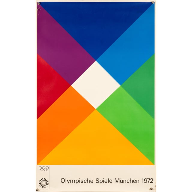 Original Olympic Poster by Max Bill, 1971 For Sale - Image 9 of 9