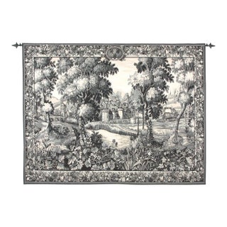 Verdure Chantilly Greyscale Loom Woven Tapestry - 145 X 190 Cm (4'9" X 6'3") - Requires Rod Size 5 For Sale