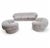 Cream MCM Cream Teddy Bear Sofa by Schweiger Industries For Sale - Image 8 of 8