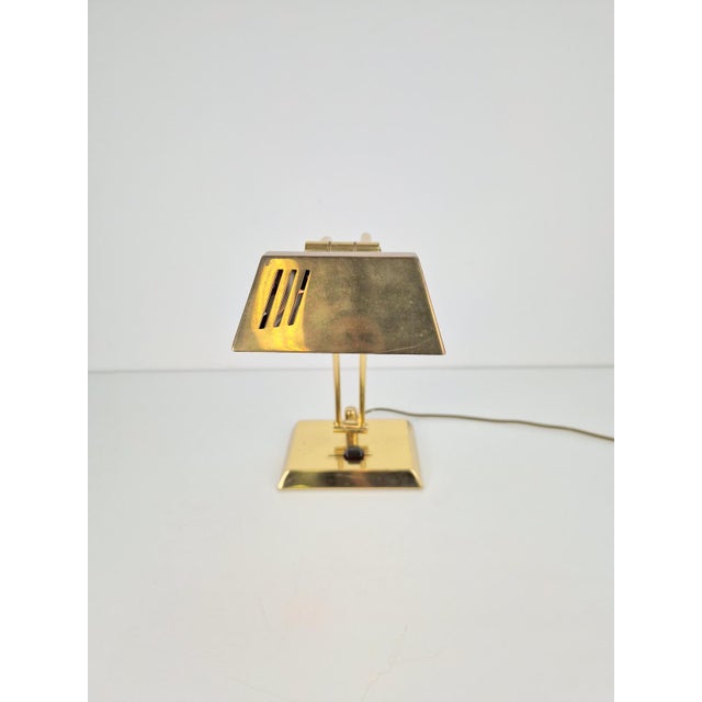 Vintage Adjustable Brass Table Lamp by Egon Hillebrand for Hillebrand Leuchten, Germany, 1970s For Sale - Image 6 of 12