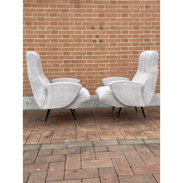 Set of Armchairs attributed to Nino Zoncada, 1950s For Sale - Image 4 of 18
