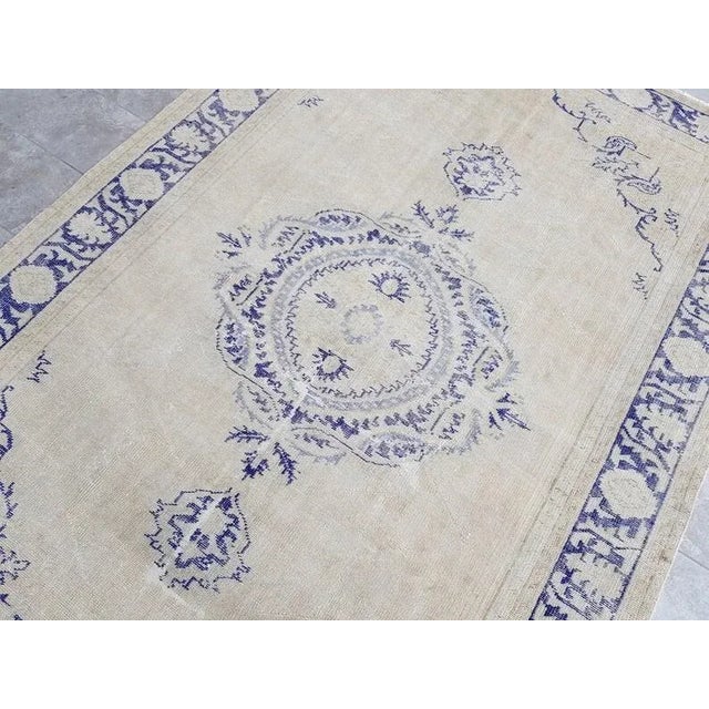 1960s Tribal Kudish Oversize Oushak Carpet For Sale - Image 4 of 11