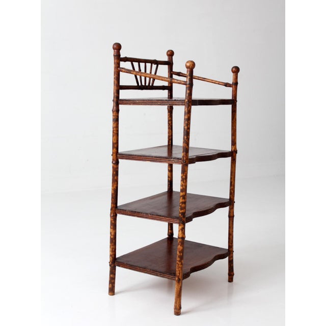 Antique Bamboo Etagere Shelf For Sale - Image 16 of 16