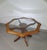 Octagonal Oak Dining Table with Inlaid Glass Top For Sale - Image 12 of 18