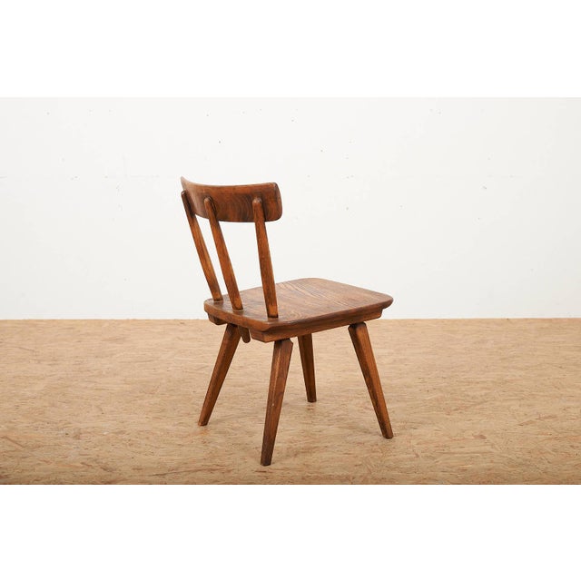 Vintage Chair in Oak by Jacob Müller for Wohnhilfe, 1940s For Sale - Image 14 of 18