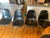 Eames Stellar Works Ren Round Walnut Dining Table + Herman Miller Eames Wood Dowel Chairs For Sale - Image 4 of 6