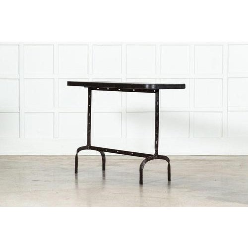 1900 - 1909 English Wrought Iron Pine Console Table, 1900s For Sale - Image 5 of 18