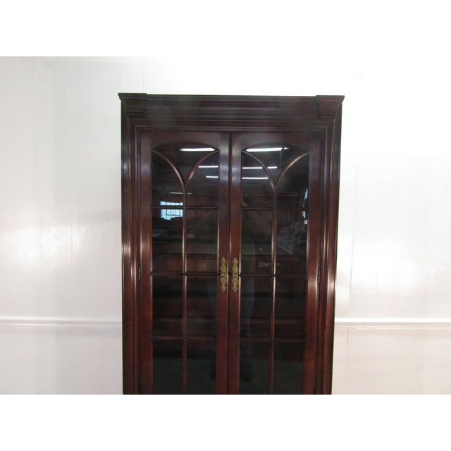 Statton Solid Cherry Bookcase Cabinet For Sale - Image 6 of 10