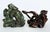 Asian Carved Figurative Precious Stone Sculpture on Root Stand For Sale - Image 10 of 10