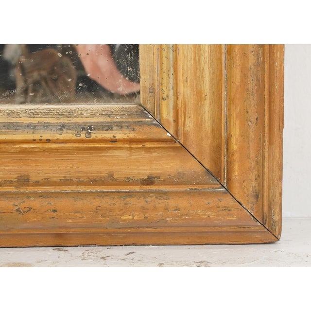 Antique European Louis Philippe Foliate Urn Wall Mirror For Sale - Image 9 of 12