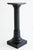 English Art Nouveau Ebonized Carved Wood Pedestal Column With Acanthus Decoration, c.1890 For Sale - Image 3 of 16