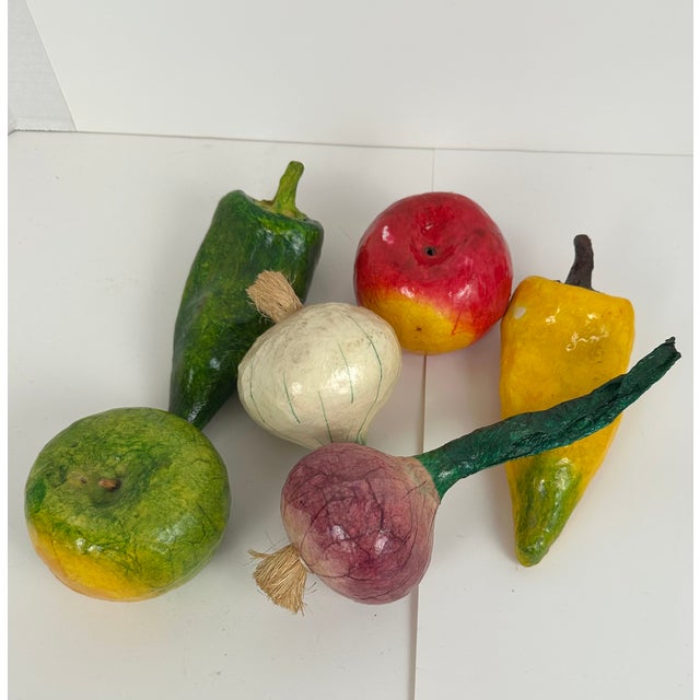 Vintage Mexican Papier Mâche Objects, Set of 23 For Sale - Image 4 of 6