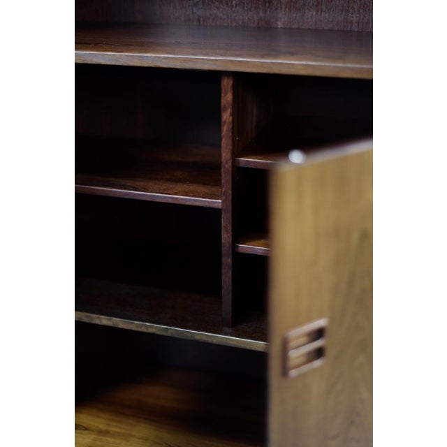 Mid-Century Scandinavian Modern Rosewood Highboard with Bar by Æ. Jensen & T. Mølholm for Herning, 1960s For Sale - Image 11 of 18