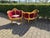 1960 French Louis XVI Burgundy Beech Velvet Sofa Set 3 PCS For Sale - Image 15 of 18
