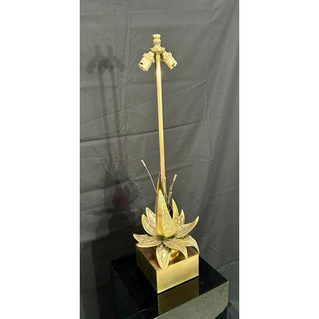 Vintage Bronze and Brass Lamp, 1970s For Sale - Image 11 of 18
