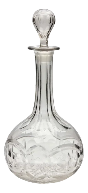Cut Crystal Decanter from Val Saint Lambert, Belgium, 20th Century