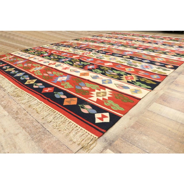 Vintage Romanian Kilim Rug - 08'02 X 12'01 For Sale In Dallas - Image 6 of 10