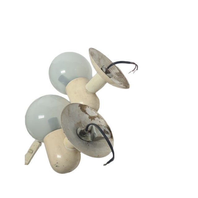 Metal Vintage Sconces, Poland, 1980s, Set of 2 For Sale - Image 7 of 10