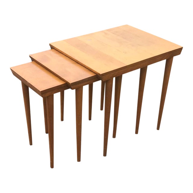 MCM Russell Wright for Conant Ball Nesting Tables Set of 3 Chairish