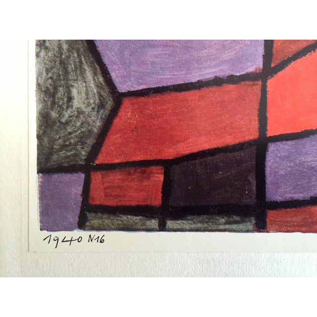 Paul Klee Paul Klee Vintage 1960 1st Edition Modernist Lithograph Print " Double " 1940 For Sale - Image 4 of 9