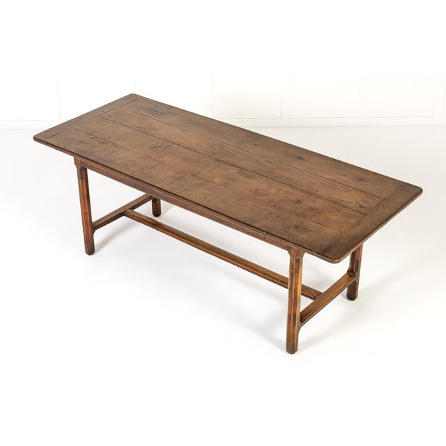 Antique English George III Farmhouse Table in Oak, 1700s For Sale - Image 11 of 11