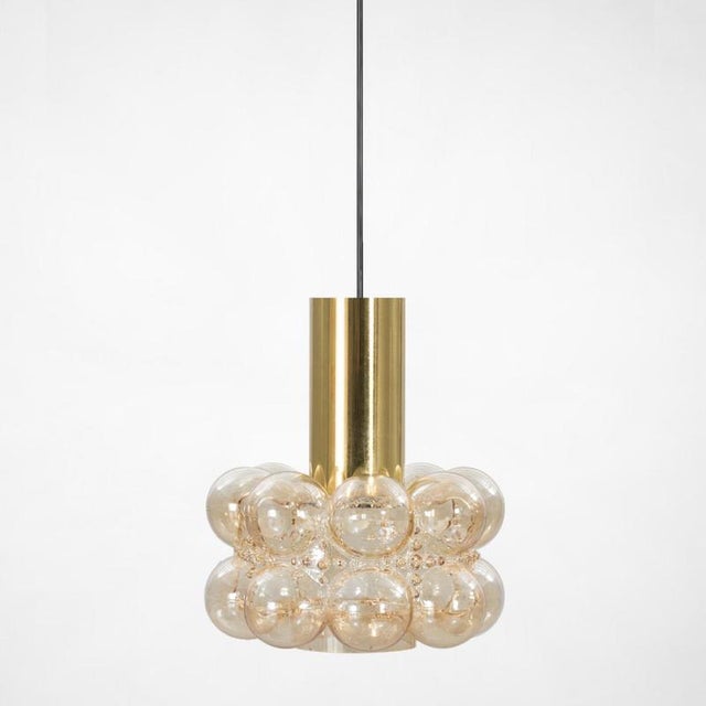 Bubble Glass Pendant Lamp by Helena Tynell, 1960s For Sale - Image 9 of 10