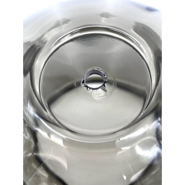 Large Space Age Smoked Glass and Chrome Ceiling Light from Hillebrand Leuchten, Germany, 1970s For Sale - Image 18 of 18