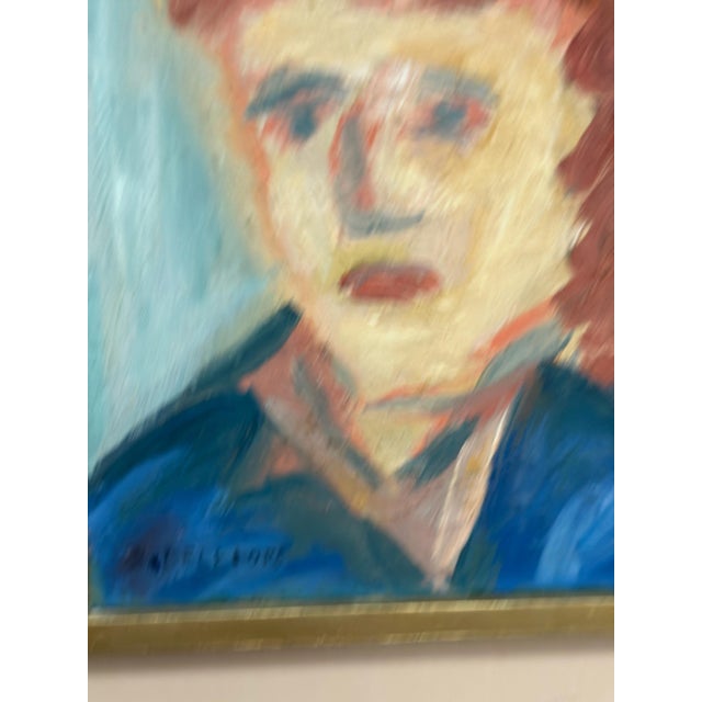 Bengt Delefors, Portrait, 1950s, Oil Painting on Canvas, Framed For Sale - Image 4 of 18