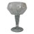 Early 20th-Century Eastern European Hand-Cut Crystal Starburst Pedestal Compote Centerpiece For Sale