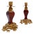 Napoleon III Style Gilt Bronze Candleholders, Set of 2 For Sale