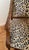 Vintage Pair of Louis XVI-Style Carved Fauteuil Armchairs in Leopard Print For Sale - Image 9 of 12