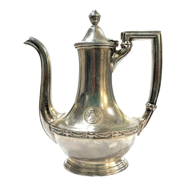 Early 20th Century Hotel Silver Individual Teapot - Hotel Stadler For Sale