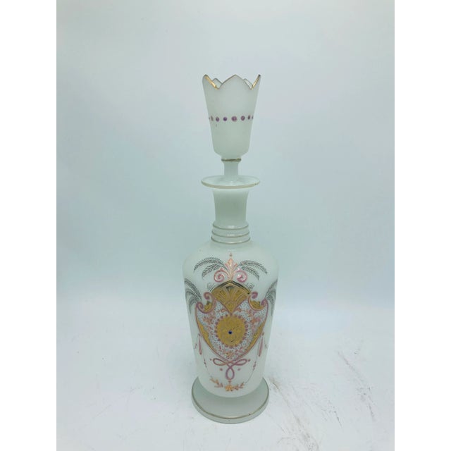 Vintage Bristol Glass Bottle For Sale In Charleston - Image 6 of 10