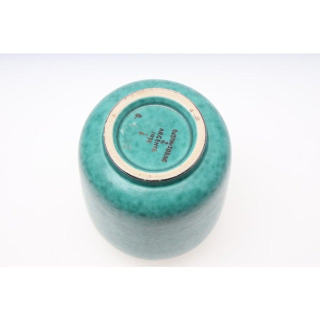 Gustavsberg Model 1076 Argenta Vase by Wilhelm Kåge for Gustavsberg, Sweden, 1940s For Sale - Image 4 of 5