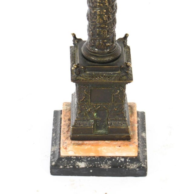 Grand Tour Patinated Bronze Model of Trajan's Column, Early 19th Century For Sale - Image 12 of 16