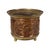 Repoussé Flower Pot in Red Copper and Brass, 1900s For Sale - Image 9 of 16