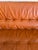 Mid Century Brazilian Sergio Rodriguez Style Cognac Leather Sofa For Sale - Image 9 of 12
